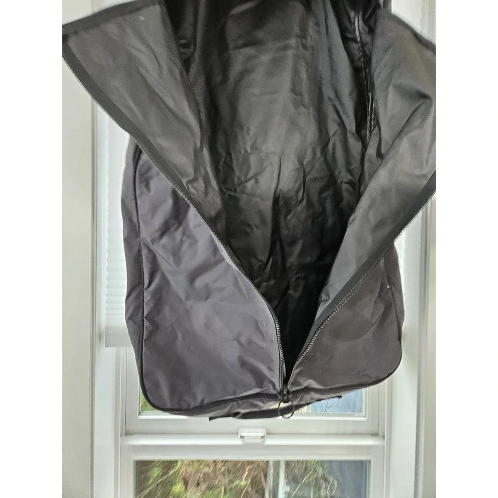 Vtg Lands' End Lighthouse Grey Foldable Garment Bag USA Luggage